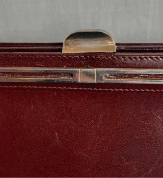 Vintage Mazzini Tracolla pochette pelle