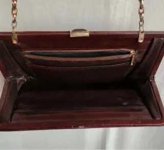 Vintage Mazzini Tracolla pochette pelle