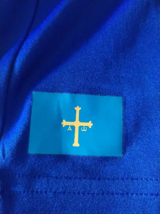 Camiseta Adidas Real Oviedo Azul Naranja