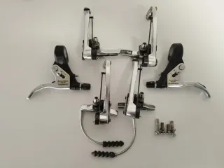 Frenos V-Brake Shimano XT y Manetas LX