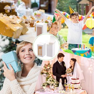 BENECREAT 20 paquetes de 6 x 6 x 12 cm cajas de re