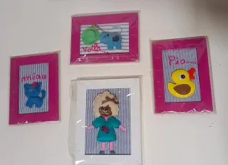 4 Cuadros Infantiles Decorativos