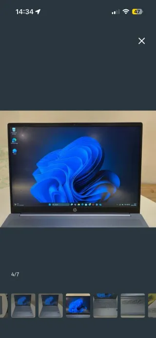 Ordenador HP Azul/Gris (2 meses de uso)