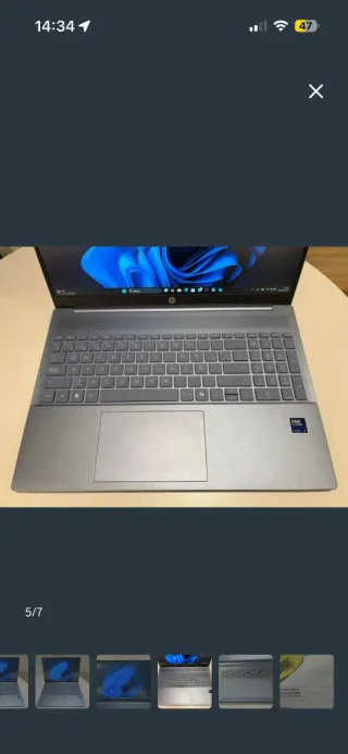 Ordenador HP Azul/Gris (2 meses de uso)