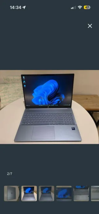 Ordenador HP Azul/Gris (2 meses de uso)