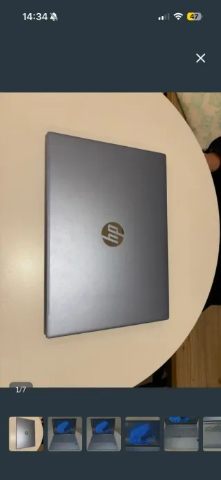 Ordenador HP Azul/Gris (2 meses de uso)