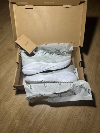 Asics Novablast 5 Gris/Blanco