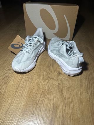 Asics Novablast 5 Gris/Blanco