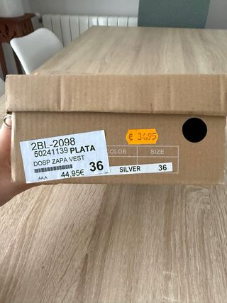 Sandalias de tacón plateadas