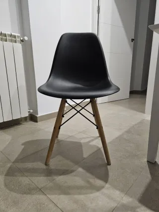 Sedie da Cucina Nere e in Legno