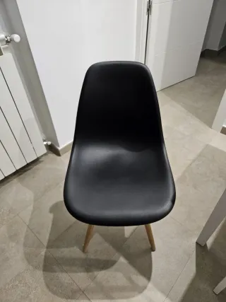 Sedie da Cucina Nere e in Legno