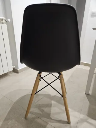 Sedie da Cucina Nere e in Legno