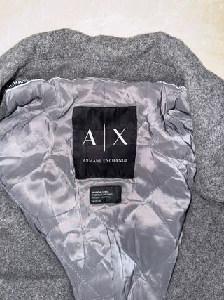 Giacca A|X Armani Exchange Doppiopetto Grigia