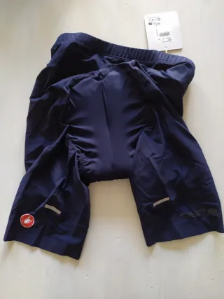 Culote corto Castelli Espresso azul en 2XL