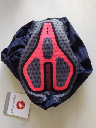 Culote corto Castelli Espresso azul en 2XL