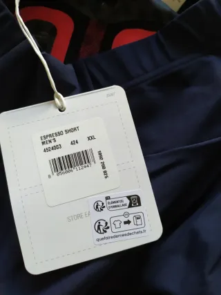 Culote corto Castelli Espresso azul en 2XL