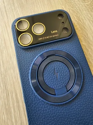 Cover Silicone iPhone 17 Pro Max Blu