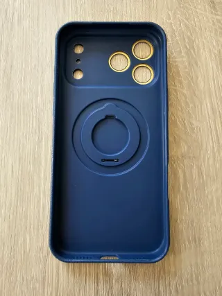 Cover Silicone iPhone 17 Pro Max Blu