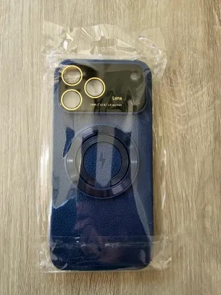 Cover Silicone iPhone 17 Pro Max Blu