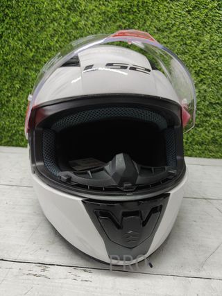 Casco de moto integral blanco XXL - Ls2