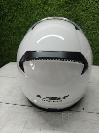 Casco de moto integral blanco XXL - Ls2
