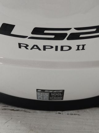 Casco de moto integral blanco XXL - Ls2