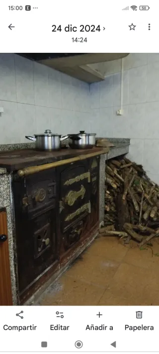 Cocina de leña Hergom 10 con calderín