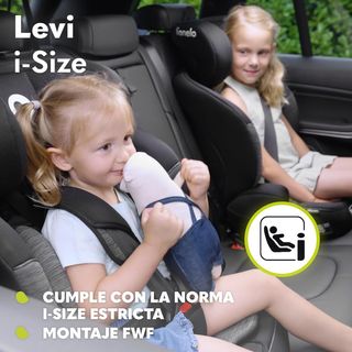 LIONELO LEVI I-SIZE Silla infantil de coche 76-150