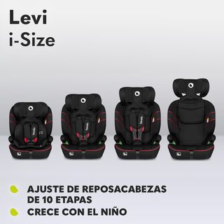 LIONELO LEVI I-SIZE Silla infantil de coche 76-150