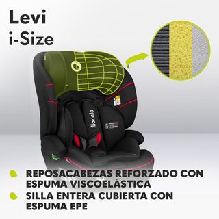 LIONELO LEVI I-SIZE Silla infantil de coche 76-150