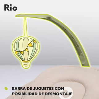 LIONELO Rio - Balancín eléctrico para niños de has