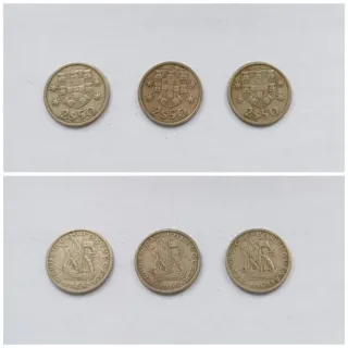 Lote 34 Moedas 2$50 Portugal
