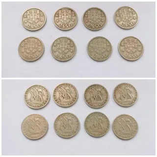 Lote 34 Moedas 2$50 Portugal