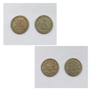 Lote 34 Moedas 2$50 Portugal