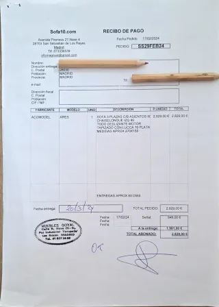 Sofá Chaiselongue Tela Gris