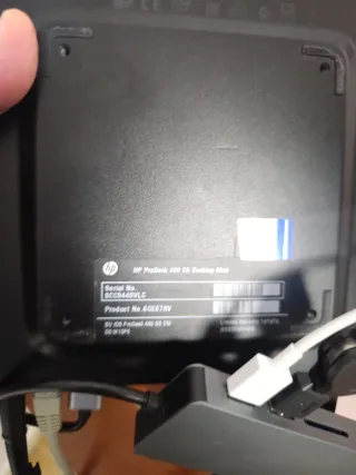 Ordenador HP ProDesk Mini y pantalla LG de 24''