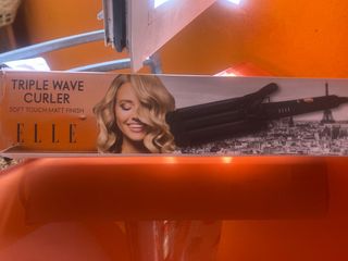 Plancha Triple Wave Curler Elle Negra la