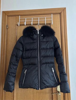 Plumas negro con pelo