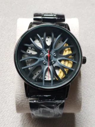 Oferta! Reloj diseño rueda de coche3d