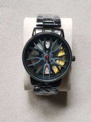 Oferta! Reloj diseño rueda de coche3d