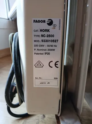 Calefactor electrico