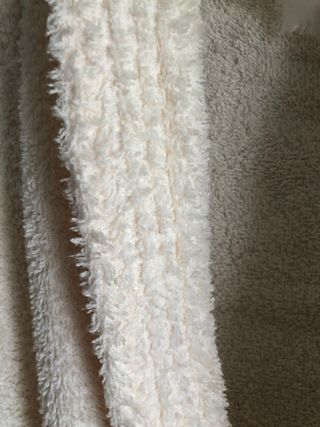 Albornoz señora color vainilla