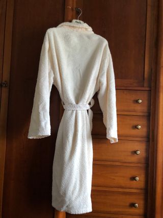 Albornoz señora color vainilla