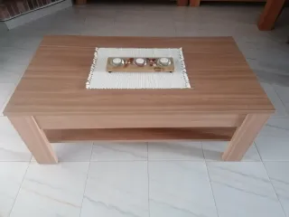 Mesa centro grande elevable