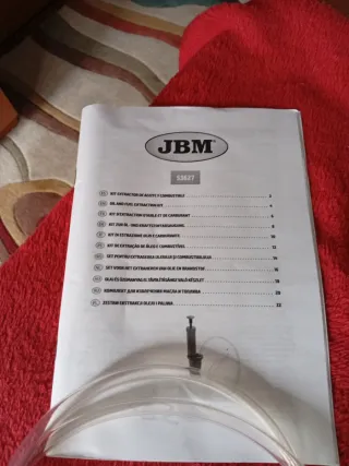 Kit Extractor de Aceite y Combustible JBM