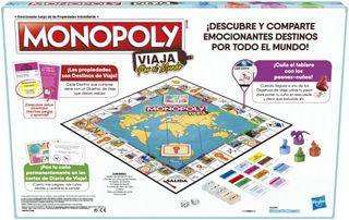 Monopoly Viaja por el Mundo - Juego de Mesa para T