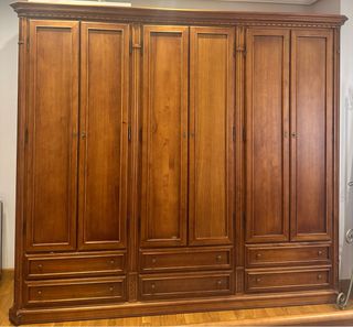 Dormitorio completo madera maciza