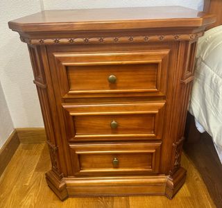 Dormitorio completo madera maciza