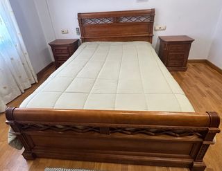 Dormitorio completo madera maciza
