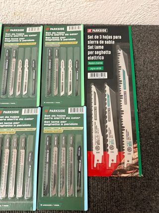 Hojas Sierra Sable Parkside (Set 3uds)
